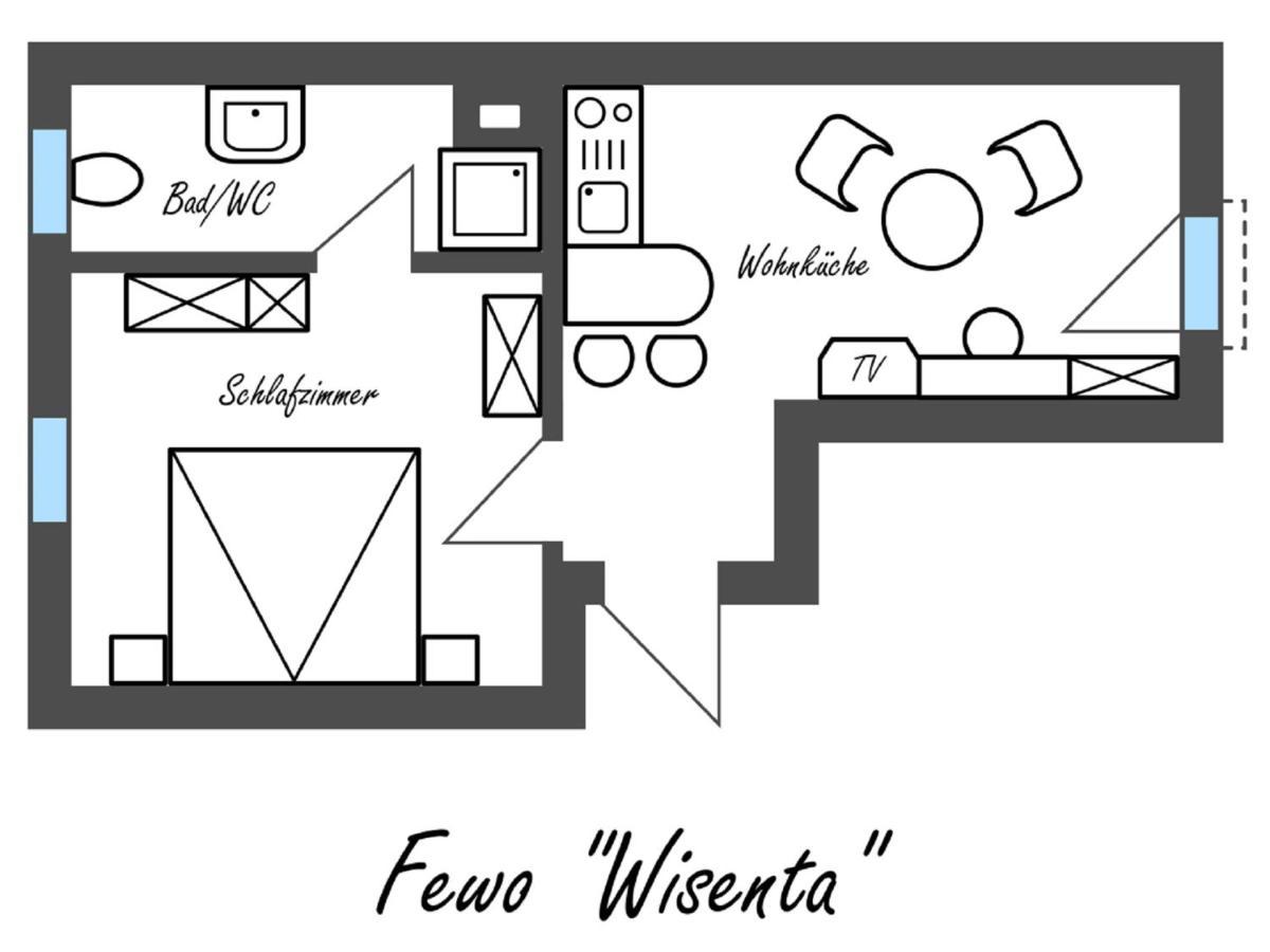 Feriengut Dietzsch Apartment Poritzsch Ruang foto